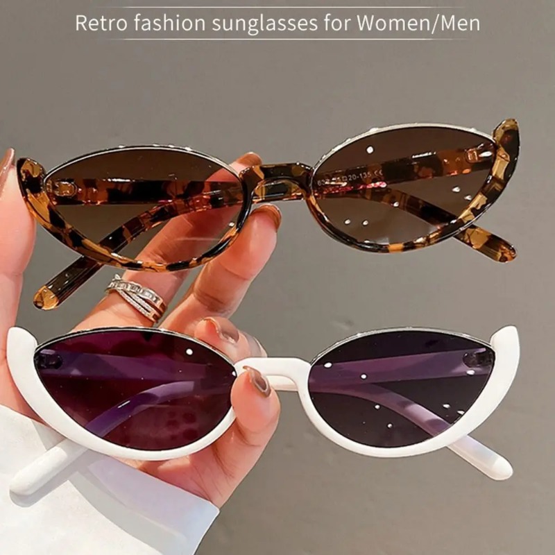 ヴィンテージ風小型キャットアイサングラス 女性用 トレンドの - Sunglasses Cat Eye のレビューと価格