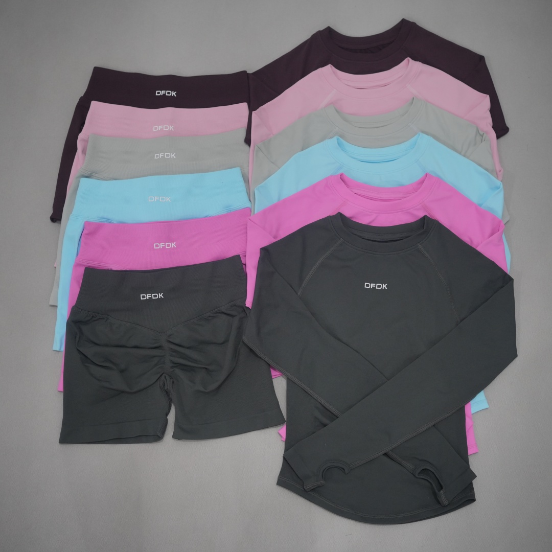 DFDKスタイル シームレスニット 2ピースセット レディー - Crop Top Crochet のレビューと価格